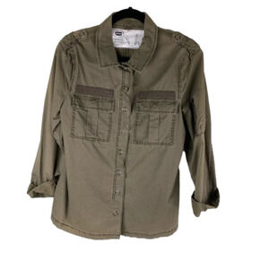 BLANKNYO Green Shirt Jacket size Medium